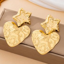 اقراط نسائي كاجوال على شكل نجمة