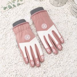 قفازات أطفال للخريف والشتاء بالوان سادة