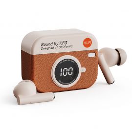 سماعة أذن لاسلكية بنطاق ارسال 10 أمتار و بطارية بعمر طويل 