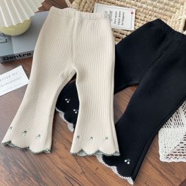 بنطلون شتوي مبطن بالفرو دافئ وأنيق للفتيات