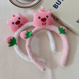 طوق رأس على شكل قندس حلزوني للفتيات 