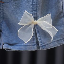 طقم قطني بناتي بتصميم عصري