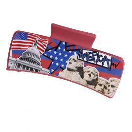 مشابك شعر بلاستيكية مزخرفة بتصميم عصري وجذاب