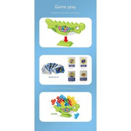 العاب التوازن للاطفال مكونه من 48 قطعه مكعب
