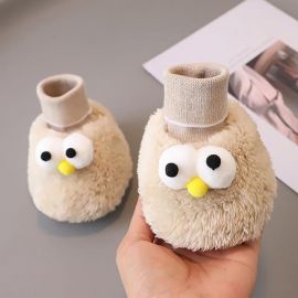 حذاء وجورب قطنية للرضّع بأشكل كرتوني لطيف