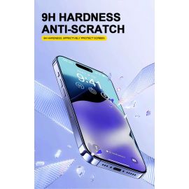 واقي شاشة زجاجي مقاوم للخدش يُستخدم لحماية الشاشة من الغبار والخدوش