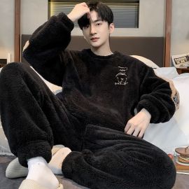 بيجامات رجالية مخم1لية مريحة ودافئة