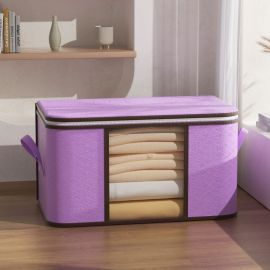 حقيبة تخزين الملابس بتصميم قابل للطي وقماش غير منسوج عالي الجودة