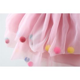 فستان بناتي بدون اكمام فضفاض