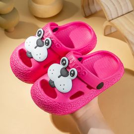 شبشب بناتي مضاد للانزلاق بسطح داخلي مريح وفتحات جانبية للتهوية