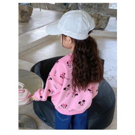 سويت شيرت بناتي بنمط ميكي ماوس