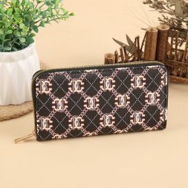 محفظة يد عملية وأنيقة مزخرفة بنقوش ملونة مثالية للاستخدام اليومي للنساء 