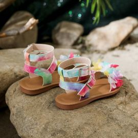 حذاء بناتي ذات احزمة للكاحل