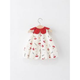 فستان بناتي ناعم من قطعتين 