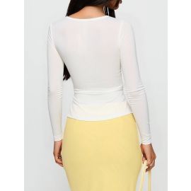 بلوزه نسائي ناعمه باكمام طويله