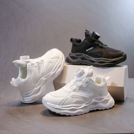 بوت بناتي رياضي  عصري ومريح، مزود بنظام إغلاق دوّار بنعل سميك مانع للانزلاق