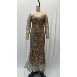 فستان نسائي سهره باكمام طويله