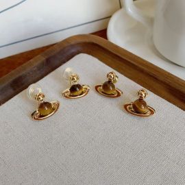 اقراط نسائي ناعمه على شكل كوكب