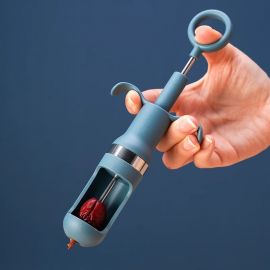 أداة من الفولاذ المقاوم للصدأ لاستخراج نوى التمر