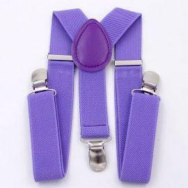 شيال قماشي مطاطي مثلث الشكل بلون سادة للأطفال