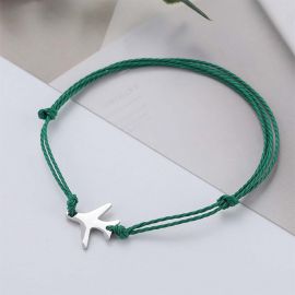 سوار رجالي متعدد الالوان بابزيم على شكل طياره