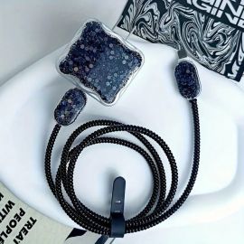 شاحن وكيبل آيفون يدعم الشحن السريع خامة قوية مقاومة للقطع