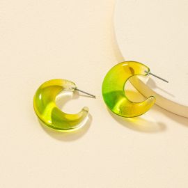 اقراط نسائيه على شكل حرف C