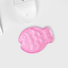 مسند معصم ناعم لدعم اليد أثناء استخدام الماوس بشكل سمكة / قطعتين 