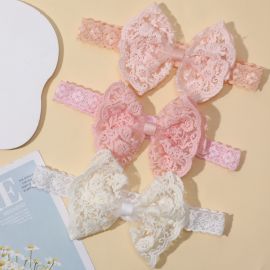  عصابات رأس مرنة من الدانتيل للفتيات