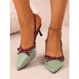 كعب نسائي مدبدب مفتوح من الخلف