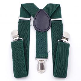 شيال بنطلون بثلاث مشابك وبلون سادة للأطفال