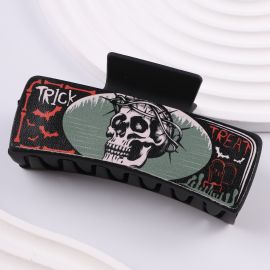 مشبك شعر بنقشات جماجم عصرية بتصميم جريء للنساء