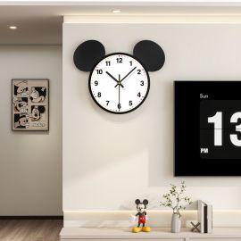 ساعه حائط لغرف النوم على شكل ميكي ماوس