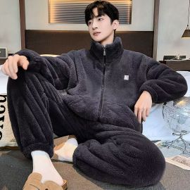 بجامه شتوي رجالي بياقه مرفوعه