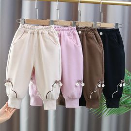 بنطلون بناتي ناعم بتصميم عصري