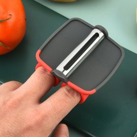 مقشرة مع حمايه الاصابع من الفولاذ المقاوم للصدأ