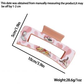 مشابك شعر منقوشة لتصفيف الشعر بسهولة وثبات طوال اليوم 