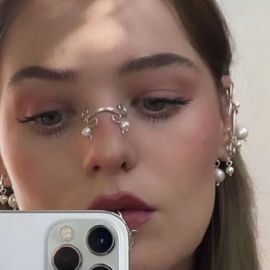 زينة انف بدون ثقب بتصميم مبتكر للنساء