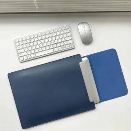حقيبة كمبيوتر محمول مناسبة لحقيبة بطانة ماك بوك رقيقة بلون سادة مقاومة للصدمات