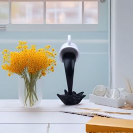 كوب قهوة صغير بسيط بتصميم إبداعي، زينة من الراتنج لغرفة المعيشة في المنزل
