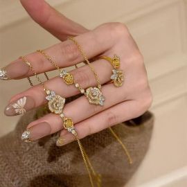  طقم روز ستوري ثلاثي القطع للنساء