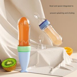 ملعقة سيليكون ناعمة لإطعام الطفل