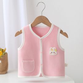  سترة صوفية مبطنة بالفرو دافئة برسومات كرتونية