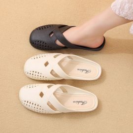 صندل جلدي متوازنة وقابلة للتنفس للسيدات 