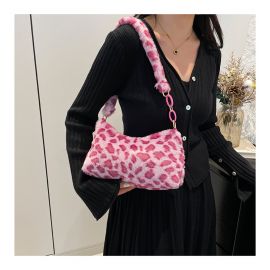 شنطة  كتف نسائي بنمط الفهد