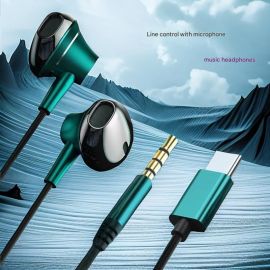 سماعات أذن سلكية بميكروفون مدمج، صوت جهير عميق