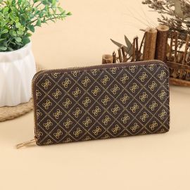 محفظة يد بنقشة أنيقة وبسحاب قوي وتصميم واسع للإستخدام اليومي للنساء 