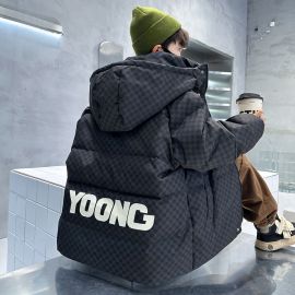 جاكت ولادي بكتابه من الخلف