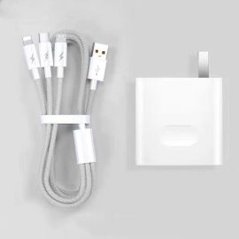 شاحن مضفرة 3 في 1 مع شحن فائق السرعة بطول 2 متر 