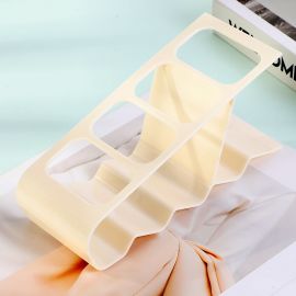 رف تخزين للتحكم عن بعد بأربع شبكات من البلاستيك 